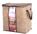 Foldable Under-Bed & Closet Storage Organizer for Clothes, Quilts & Linens