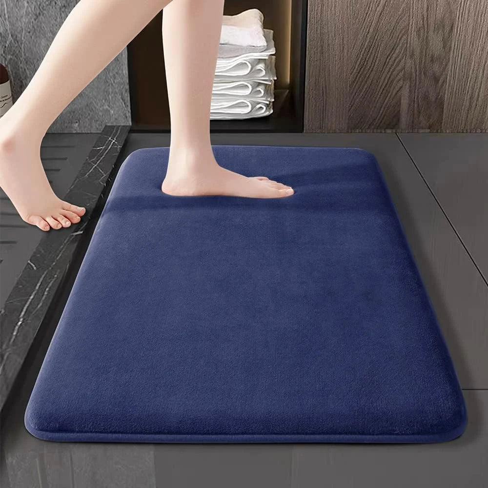 Absorbent Floor Mat Non Slip Bath Mat Anti Slip Coral Velvet Bathroom Floor Mat Door Mat Home Decoration