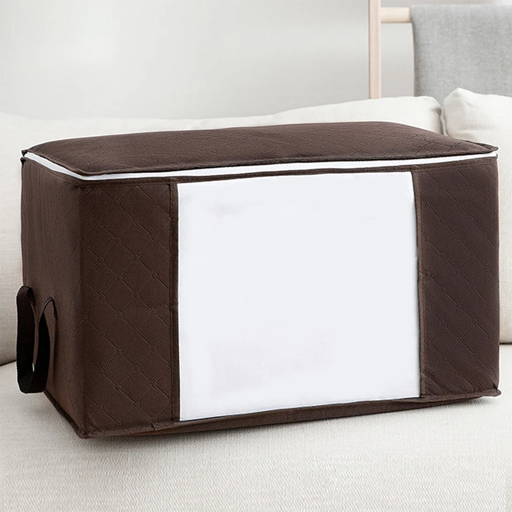 Large Capacity Clothes Storage Bag Foldable Blanket Storage Containers for Organizing Bedroom Closet